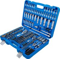 Steckschlüssel-Satz Zwölfkant | Antrieb 6,3 mm (1/4") / 10 mm (3/8") / 12,5 mm (1/2") | 192-tlg.