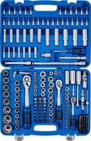 Steckschlüssel-Satz Zwölfkant | Antrieb 6,3 mm (1/4") / 10 mm (3/8") / 12,5 mm (1/2") | 192-tlg.