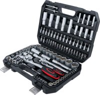 Steckschlüssel-Satz | Antrieb 6,3 mm (1/4") / 12,5 mm (1/2") | 108-tlg.