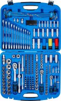 Steckschlüssel-Satz Gear Lock | Antrieb 6,3 mm (1/4") / 10 mm (3/8") / 12,5 mm (1/2") | 218-tlg.