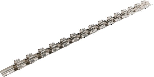Aufsteckschiene mit 15 Clips | 10 mm (3/8")