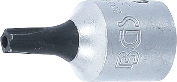 Bit-Einsatz | Antrieb Innenvierkant 6,3 mm (1/4") | TS-Profil (für Torx Plus) mit Bohrung TS20