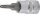 Bit-Einsatz | Antrieb Innenvierkant 6,3 mm (1/4") | T-Profil (für Torx) mit Bohrung T15