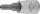 Bit-Einsatz | Antrieb Innenvierkant 6,3 mm (1/4") | T-Profil (für Torx) mit Bohrung T25
