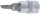 Bit-Einsatz | Antrieb Innenvierkant 6,3 mm (1/4") | Schlitz 4 mm