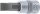 Bit-Einsatz | Antrieb Innenvierkant 6,3 mm (1/4") | Schlitz 7 mm