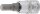 Bit-Einsatz | Antrieb Innenvierkant 6,3 mm (1/4") | Innensechskant 5 mm