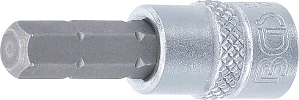 Bit-Einsatz | Antrieb Innenvierkant 6,3 mm (1/4") | Innensechskant 6 mm