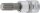 Bit-Einsatz | Antrieb Innenvierkant 6,3 mm (1/4") | Innenvielzahn (für XZN) M8