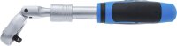 Umschaltknarre, ausziehbar, abwinkelbar | Abtrieb Außenvierkant 6,3 mm (1/4") | 210 - 250 mm