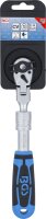 Umschaltknarre, ausziehbar, abwinkelbar | Abtrieb Außenvierkant 6,3 mm (1/4") | 210 - 250 mm