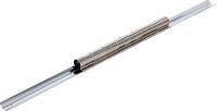 Aufsteckschiene mit 15 Clips | 12,5 mm (1/2")