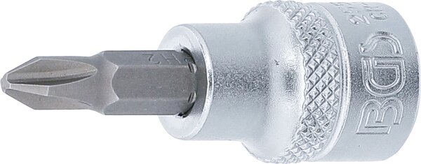 Bit-Einsatz | Antrieb Innenvierkant 10 mm (3/8") | Kreuzschlitz PH2