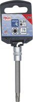 Bit-Einsatz | Länge 75 mm | Antrieb Innenvierkant 6,3 mm (1/4") | T-Profil (für Torx) T35