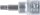 Bit-Einsatz | Antrieb Innenvierkant 10 mm (3/8") | Innensechskant 5 mm