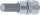 Bit-Einsatz | Antrieb Innenvierkant 10 mm (3/8") | Innensechskant 10 mm