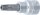 Bit-Einsatz | Antrieb Innenvierkant 10 mm (3/8") | T-Profil (für Torx) mit Bohrung T45