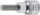 Bit-Einsatz | Antrieb Innenvierkant 10 mm (3/8") | Innensechskant 1/4"