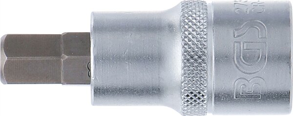 Bit-Einsatz | Länge 55 mm | Antrieb Innenvierkant 12,5 mm (1/2") | Innensechskant 3/8"