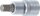 Bit-Einsatz | Länge 55 mm | Antrieb Innenvierkant 12,5 mm (1/2") | Innensechskant 3/8"