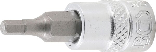 Bit-Einsatz | Antrieb Innenvierkant 6,3 mm (1/4") | Innensechskant 1/8"
