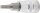 Bit-Einsatz | Antrieb Innenvierkant 6,3 mm (1/4") | Innensechskant 1/8"