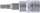 Bit-Einsatz | Antrieb Innenvierkant 6,3 mm (1/4") | Innensechskant 5/32"
