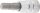Bit-Einsatz | Antrieb Innenvierkant 6,3 mm (1/4") | Innensechskant 7/32"