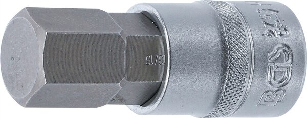 Bit-Einsatz | Länge 70 mm | Antrieb Innenvierkant 12,5 mm (1/2") | Innensechskant 13/16"