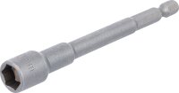 Steckschlüssel-Einsatz Sechskant, extra lang | für Bohrmaschinen | Antrieb Außensechskant 6,3 mm (1/4") | SW 10 mm