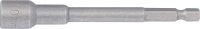 Steckschlüssel-Einsatz Sechskant, extra lang | für Bohrmaschinen | Antrieb Außensechskant 6,3 mm (1/4") | SW 10 mm