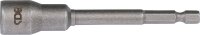 Steckschlüssel-Einsatz Sechskant, extra lang | für Bohrmaschinen | Antrieb Außensechskant 6,3 mm (1/4") | SW 11 mm