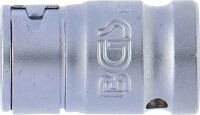 Bit-Adapter mit Haltekugel | Innenvierkant 12,5 mm (1/2") | Innensechskant 14 mm