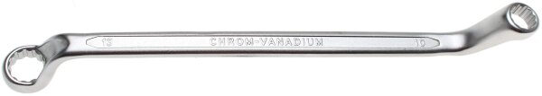 Doppel-Ringschlüssel | tief gekröpft | SW 10 x 13 mm