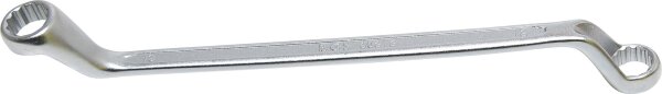 Doppel-Ringschlüssel | tief gekröpft | SW 12 x 13 mm