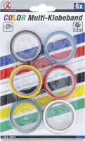 COLOR Multi-Klebeband Set | 19 x 3,5 m | 6-tlg.