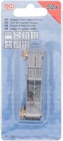 Doppel-Gewindeschablone, 52 Blatt | metrisch 0,25 - 6,0 mm, Whitworth 4G - 62G