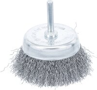 Topfbürste | Aufnahme 6 mm Stift | Ø 75 mm