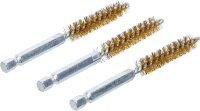 Messingbürste | 10 mm | Antrieb Außensechskant...