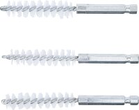 Nylonbürste | 12 mm | Antrieb Außensechskant 6,3 mm (1/4") | 3-tlg.