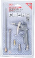 Druckluft-Ausblaspistole | Alu-Druckguss | mit 3 Düsen