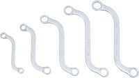 S-Form Doppel-Ringschlüssel-Satz | Zollgrößen | SW 3/8" - 3/4" | 5-tlg.