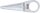 Schneidmesser | für Art. 3218, 9291 | 52 x 1 mm