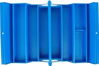 Metall-Werkzeugkasten | leer | 420 x 200 x 200 mm | 5 Fächer