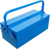 Metall-Werkzeugkasten | leer | 420 x 200 x 150 mm | 3 Fächer