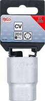 Steckschlüssel-Einsatz Sechskant | Antrieb Innenvierkant 20 mm (3/4") | SW 21 mm