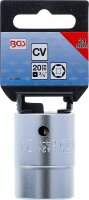 Steckschlüssel-Einsatz Sechskant | Antrieb Innenvierkant 20 mm (3/4") | SW 24 mm