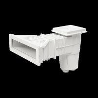OKU Slim Skimmer Lux grau RAL7004 mit Messingbuchse