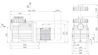 OKU BADU MAGNA 8 - P1 0,57 kW P2 0,30 kW / 230V