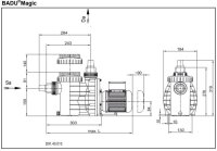 OKU Badu Magic II 4 - P1 0,35 kW P2 0,18 kW / 230 V